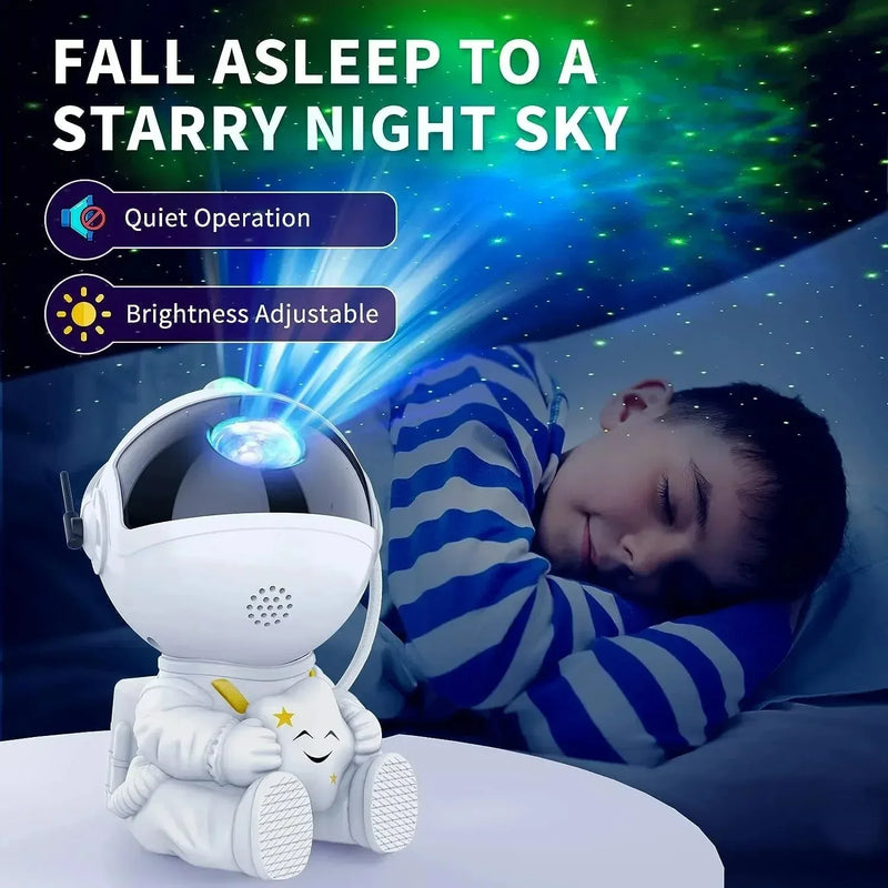 Galáxia e Star Astronauta Projetor, LED Night Light, lâmpada de céu estrelado, decoração do quarto, presentes decorativos